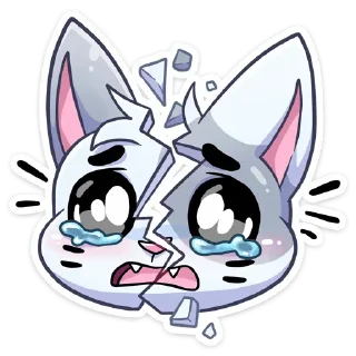 😢 emoji Больше тут ➜ @sticker_full 💘 Telegram sticker 19 of 48