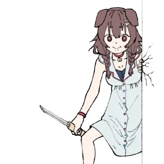 🦴 emoji Nitacher's Inugami Korone Telegram sticker 6 of 51