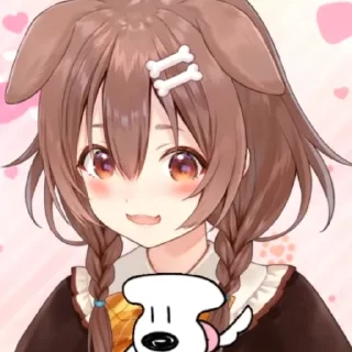 Sticker from Inugami Korone - @tikelcity