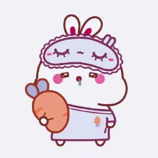 Sticker from Bunnies ꒷꒦ ─ ✾ @Shinpoy