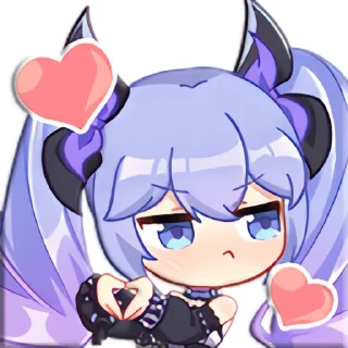 Sticker from 向晚2.0装扮表情 @Rosmontis