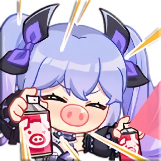 Sticker from 向晚2.0装扮表情 @Rosmontis
