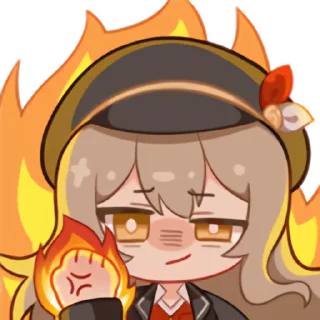 👊 emoji 秋凛子 Rinco 装扮表情 Telegram sticker 16 of 20