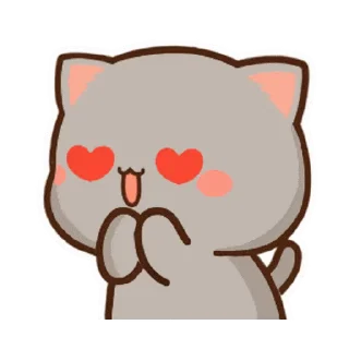😍 emoji 『 @stickers_gifs_store 』 peach and Goma❤️🥂 Telegram sticker 10 of 50