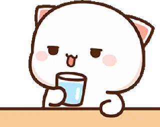 🚰 emoji 『 @stickers_gifs_store 』 peach and Goma❤️🥂 Telegram sticker 10 of 50