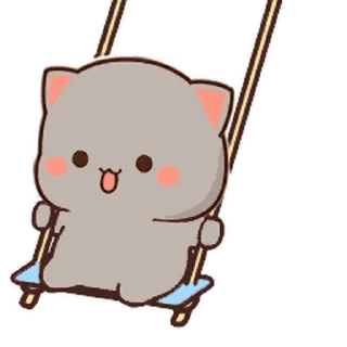 😍 emoji 『 @stickers_gifs_store 』 peach and Goma❤️🥂 Telegram sticker 12 of 50