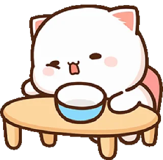 Sticker from 『 @stickers_gifs_store 』 peach and Goma❤️🥂
