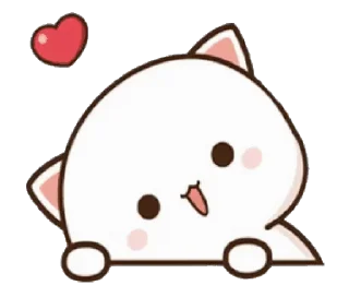 😌 emoji 『 @stickers_gifs_store 』 peach and Goma❤️🥂 Telegram sticker 24 of 50