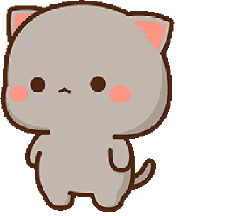 😟 emoji 『 @stickers_gifs_store 』 peach and Goma❤️🥂 Telegram sticker 5 of 50