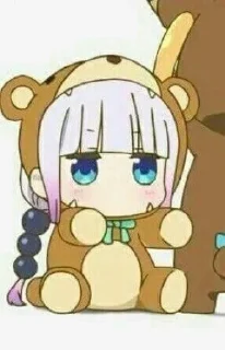 Sticker from Kanna kamui(⌐■-■)