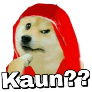Sticker from Kind's Dogesh