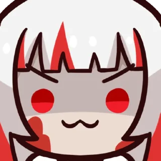 👿 emoji Gawr Gura Telegram sticker 17 of 30