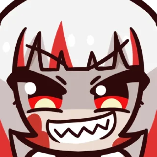 😈 emoji Gawr Gura Telegram sticker 18 of 30