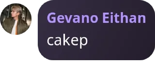 Sticker from gevan ganteng pack by @QuotLyBot