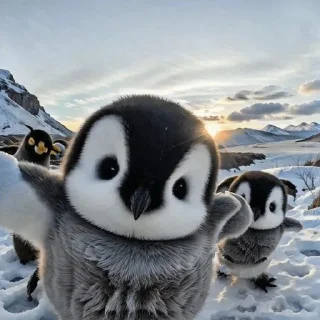 📷 emoji PenQueen 🐧 Telegram sticker 3 of 40