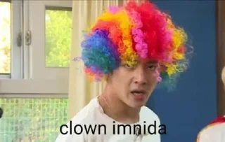 🤡 emoji ❤︎꧁JUNG HOSEOK꧂❤︎s kang pack Telegram sticker 11 of 120