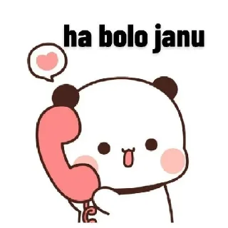 📞 emoji Panda @stickersbag Telegram sticker 19 of 61