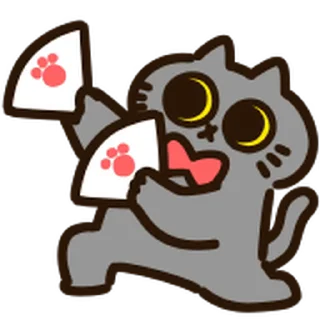 ⭐ emoji Intense Cat Animated Emoji @moe_sticker_bot Telegram sticker 10 of 40
