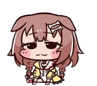 😏 emoji Inugami Korone • @GreySunders Telegram sticker 12 of 54