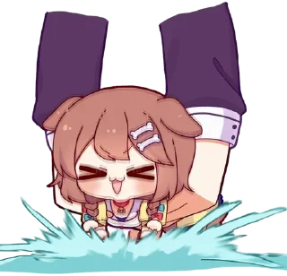 💦 emoji Inugami Korone • @GreySunders Telegram sticker 9 of 54