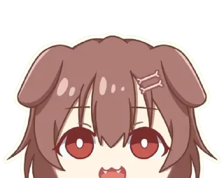👀 emoji Inugami Korone • @GreySunders Telegram sticker 19 of 54
