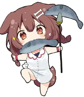 🐟 emoji Inugami Korone • @GreySunders Telegram sticker 16 of 54