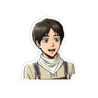 🙂 emoji Eren ✧⁠*⁠。's sticker pack (@Mikasa_Ackr_bot) Telegram sticker 19 of 66