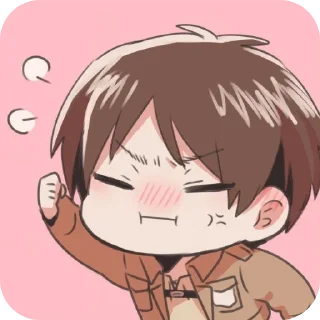 🤲 emoji Eren ✧⁠*⁠。's sticker pack (@Mikasa_Ackr_bot) Telegram sticker 18 of 66