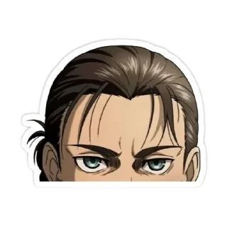 👄 emoji Eren ✧⁠*⁠。's sticker pack (@Mikasa_Ackr_bot) Telegram sticker 14 of 66