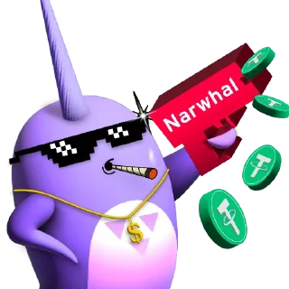 Sticker from Narwhal Finance