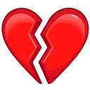 💔 emoji Favourite Stickers (animated) (@FavouriteStickersBot) Telegram sticker 2 of 50