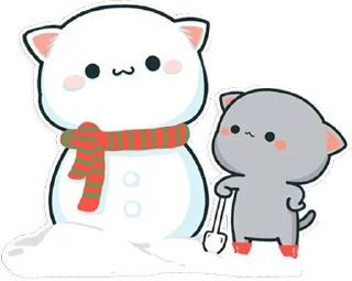 ☃️ emoji 🎄 Merry Christmas 🎄 @PeachLovesGoma Telegram sticker 20 of 25
