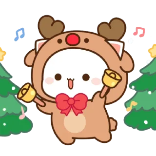 🎄 emoji 🎄 Merry Christmas 🎄 @PeachLovesGoma Telegram sticker 3 of 25