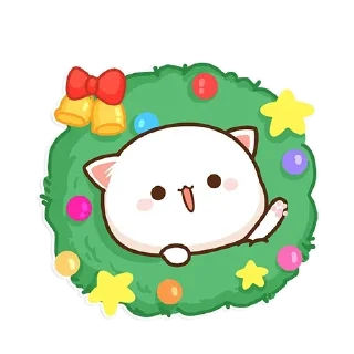 🎄 emoji 🎄 Merry Christmas 🎄 @PeachLovesGoma Telegram sticker 22 of 25