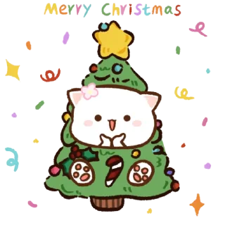 🎄 emoji 🎄 Merry Christmas 🎄 @PeachLovesGoma Telegram sticker 5 of 25