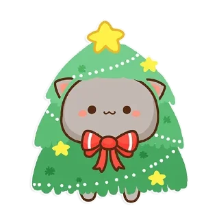 🎄 emoji 🎄 Merry Christmas 🎄 @PeachLovesGoma Telegram sticker 23 of 25