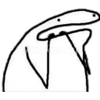 😀 emoji flork Telegram sticker 7 of 30