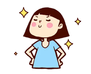 ⭐ emoji 懶得打字小姐4(動起來) @moe_sticker_bot Telegram sticker 19 of 24