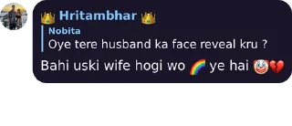 Sticker from 👑 Hritambhar 👑's