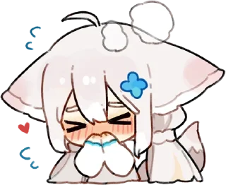 😣 emoji 桜田シロ @sakurada_shiro Telegram sticker 23 of 48