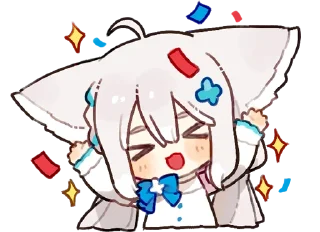 🥳 emoji 桜田シロ @sakurada_shiro Telegram sticker 16 of 48