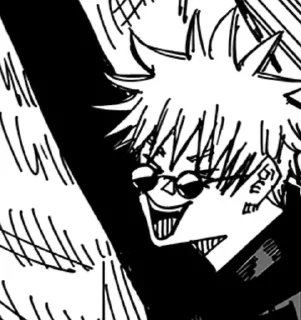 Sticker from gojou satoru