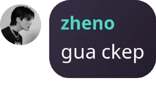 Sticker from zheno ckep