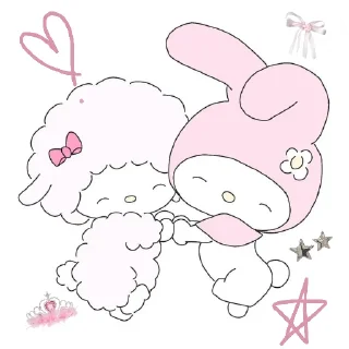Sticker from tikel kokwet🎀🥺🎀