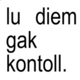 Sticker from kapie