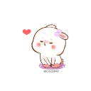 😘 emoji @shrishtisingh 🍃🤍🤌🏻 Telegram sticker 6 of 52