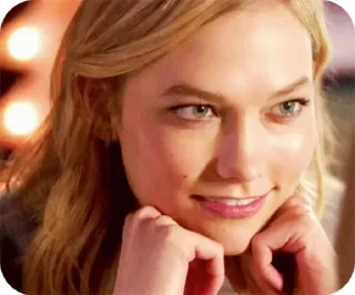 Sticker from just karlie kloss.