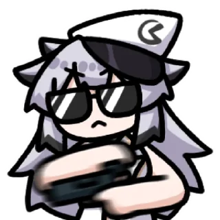 🔫 emoji 咕咕鸡和风暴猫的日常 @zhaxia_cn Telegram sticker 15 of 16