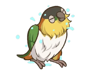 ⭐ emoji Ｑ比＆胡迪鸚鵡小朋友-凱克過動篇 @moe_sticker_bot Telegram sticker 10 of 16
