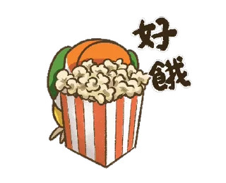 ⭐ emoji Ｑ比＆胡迪鸚鵡小朋友-凱克過動篇 @moe_sticker_bot Telegram sticker 6 of 16